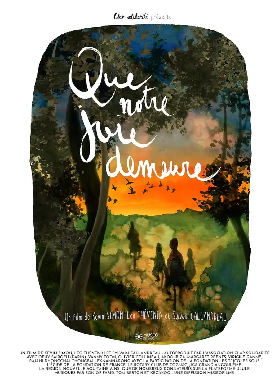 Affiche officielle du film Que notre joie demeure
